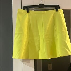 J. Crew Bright Yellow A-Line Skirt